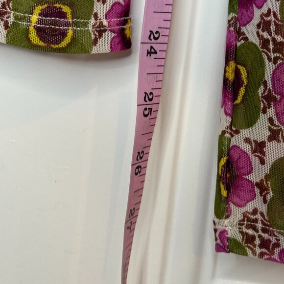 Philosophy Floral sheer Blouse Size M Like New - Picture 7 of 7